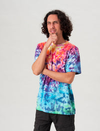 Black Tie Dye Hemp T Shirt