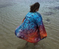 Kimono Sleeve Jacket in Rainbow Sunset