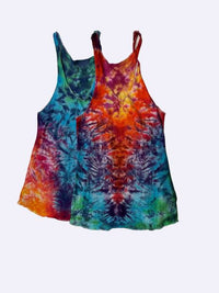 Women's Rainbow Sunrise Tie Dye Tank Top