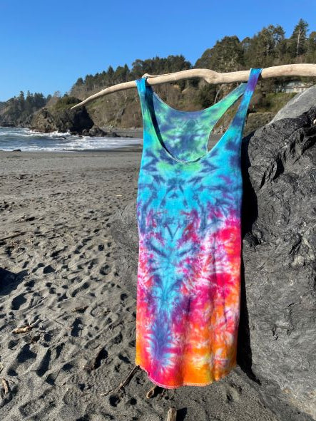 Sunset Tie Dye Women's Tank Top