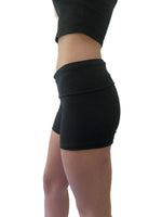 Hemp Yoga Shorty in Black