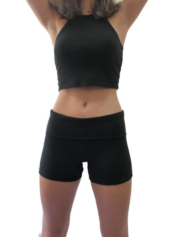 Yoga Short Purple Tie Dye