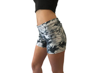 Yoga Short Purple Tie Dye
