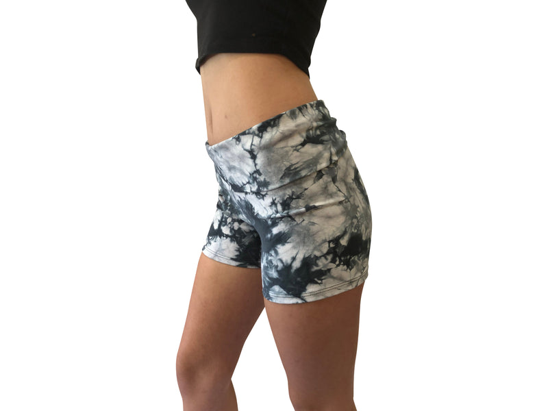 Yoga Short Purple Tie Dye